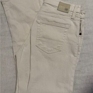 AG Adriano Goldschmied Cream Denim Jeans